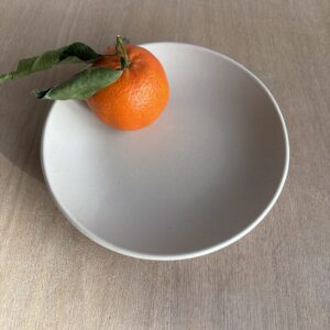 Petite assiette creuse naturel