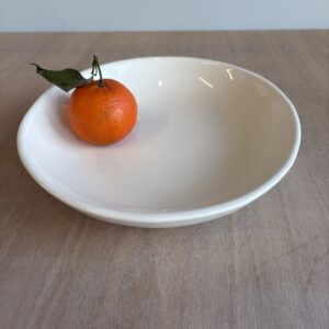 Plat rond blanc