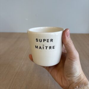 Tasse Super Maître blanche