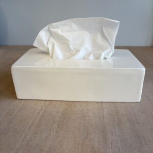 Cloche à mouchoir blanche