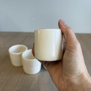 Tasse expresso blanche